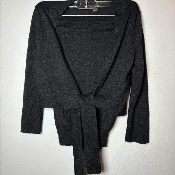 Express Tops - Express Black Sparkle tune top and cardigan
